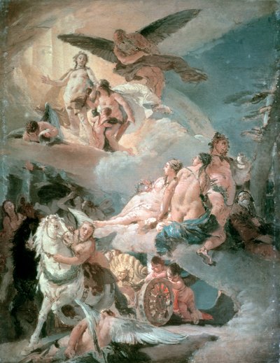 Phaethon ja Apollo tekijältä Giovanni Battista Tiepolo